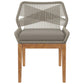 Wellspring Outdoor Patio Teak Wood Dining Chair By Modway - EEI-5747 | Outdoor Chairs | Modishstore - 18