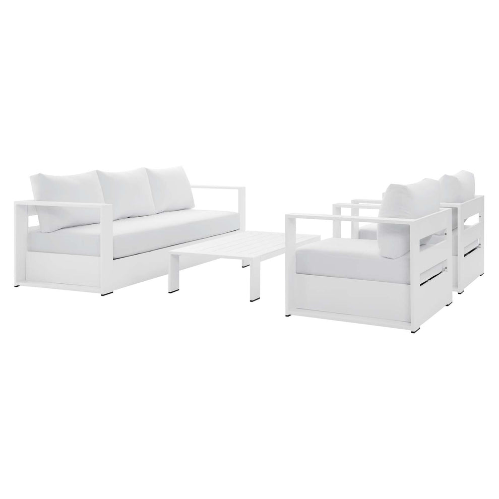 Tahoe Outdoor Patio Powder-Coated Aluminum 4-Piece Set By Modway - EEI-5749 | Outdoor Sofas, Loveseats & Sectionals | Modishstore - 71