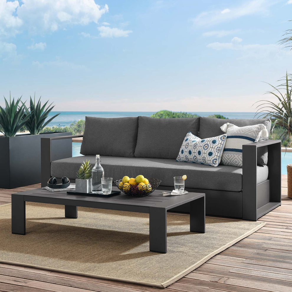 Tahoe Outdoor Patio Powder-Coated Aluminum 2-Piece Set By Modway - EEI-5750 | Outdoor Sofas, Loveseats & Sectionals | Modishstore - 1