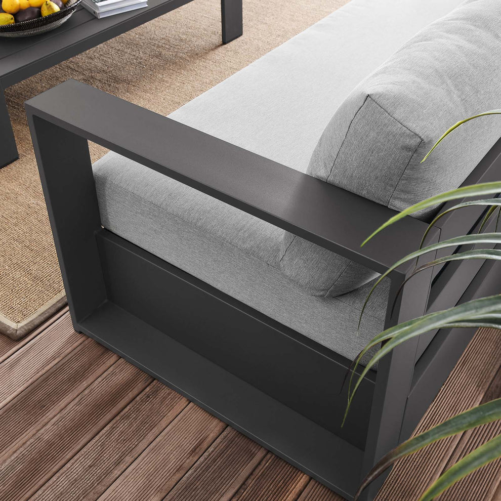 Tahoe Outdoor Patio Powder-Coated Aluminum 2-Piece Set By Modway - EEI-5750 | Outdoor Sofas, Loveseats & Sectionals | Modishstore - 12