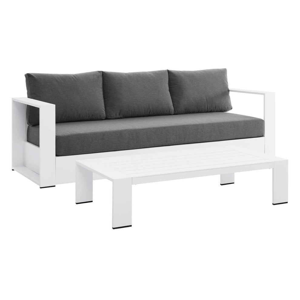 Tahoe Outdoor Patio Powder-Coated Aluminum 2-Piece Set By Modway - EEI-5750 | Outdoor Sofas, Loveseats & Sectionals | Modishstore - 31