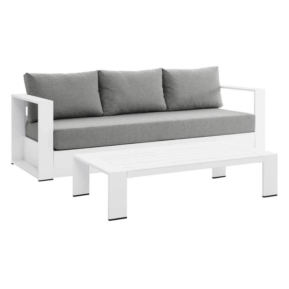 Tahoe Outdoor Patio Powder-Coated Aluminum 2-Piece Set By Modway - EEI-5750 | Outdoor Sofas, Loveseats & Sectionals | Modishstore - 41