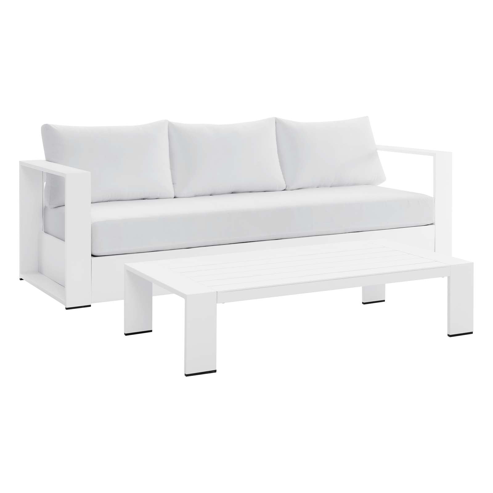 Tahoe Outdoor Patio Powder-Coated Aluminum 2-Piece Set By Modway | Outdoor Sofas, Loveseats & Sectionals | Modishstore - 51