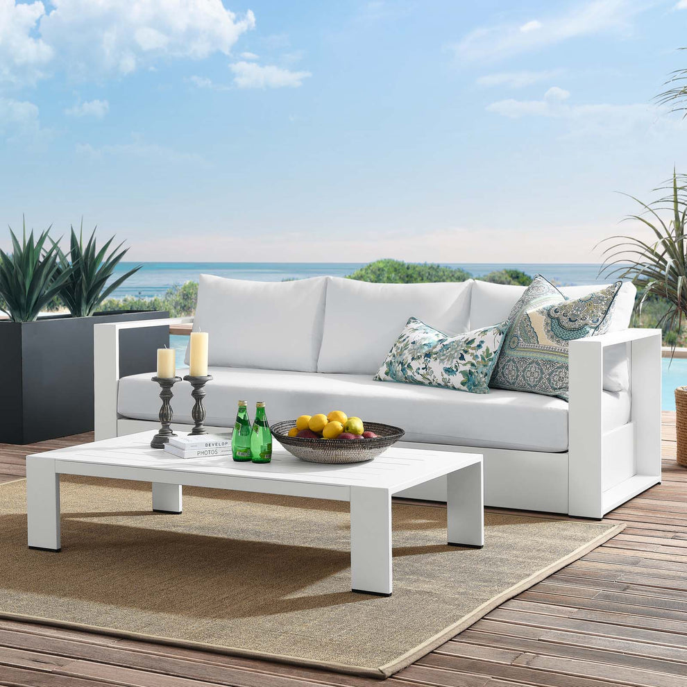 Tahoe Outdoor Patio Powder-Coated Aluminum 2-Piece Set By Modway - EEI-5750 | Outdoor Sofas, Loveseats & Sectionals | Modishstore - 53