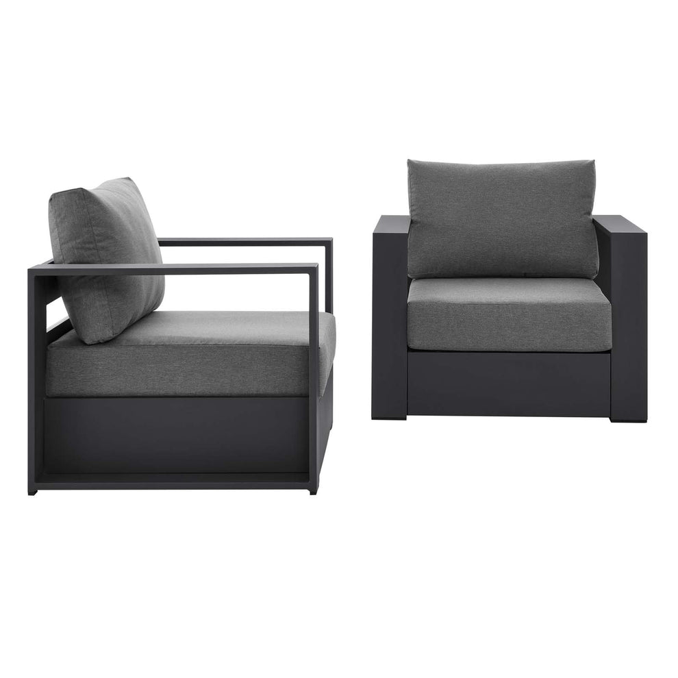 Tahoe Outdoor Patio Powder-Coated Aluminum 2-Piece Armchair Set By Modway - EEI-5751 | Outdoor Chairs | Modishstore - 2
