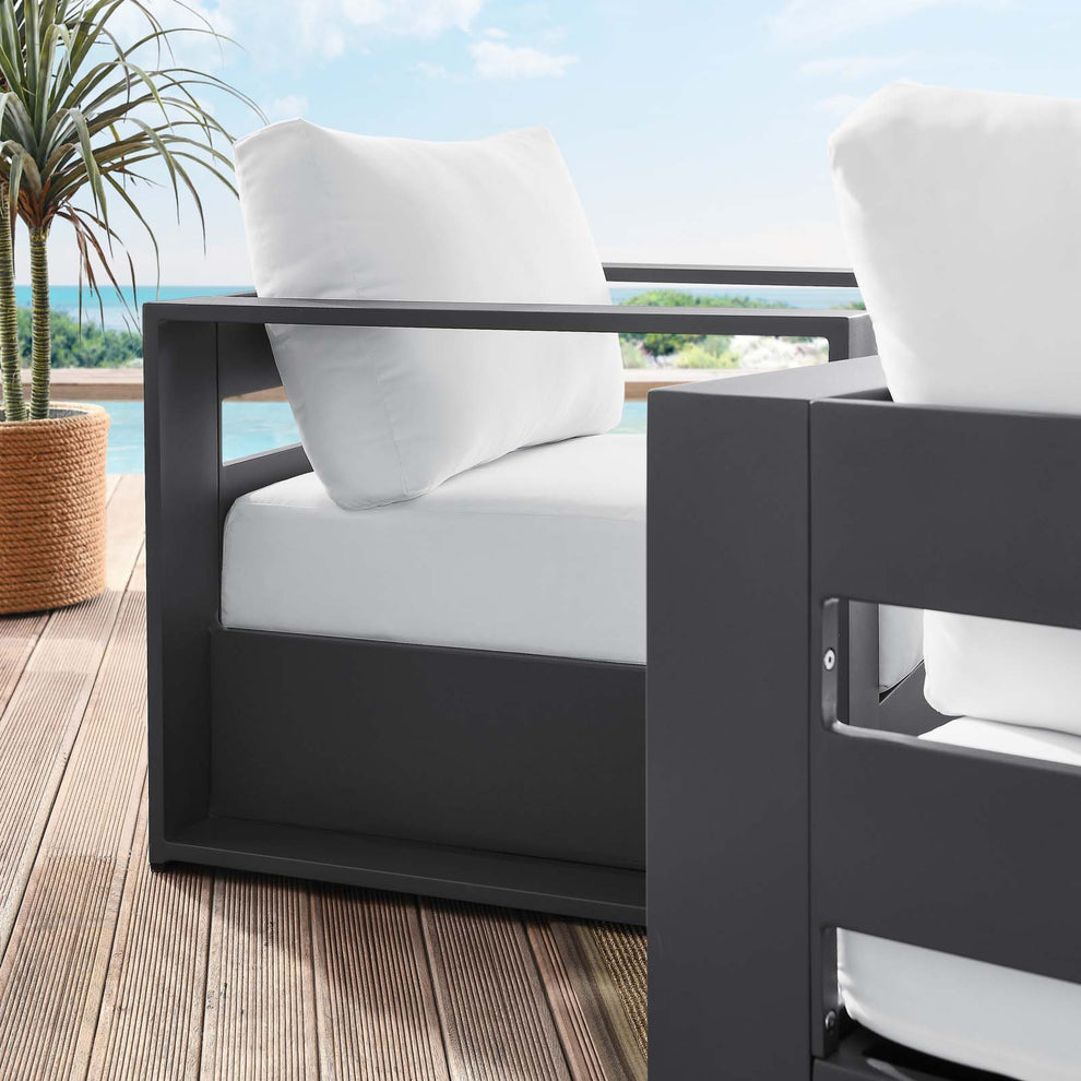 Tahoe Outdoor Patio Powder-Coated Aluminum 2-Piece Armchair Set By Modway - EEI-5751 | Outdoor Chairs | Modishstore - 19