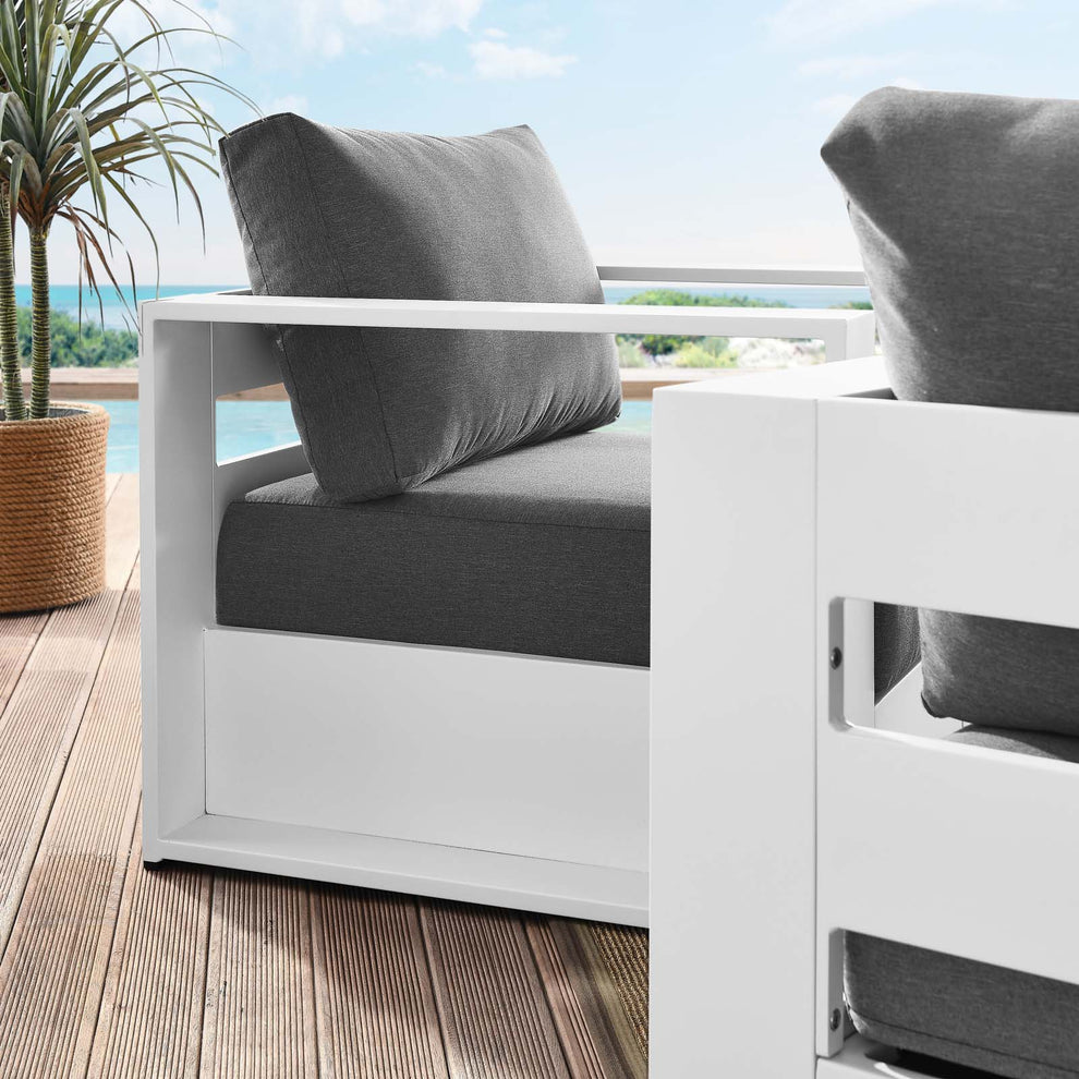 Tahoe Outdoor Patio Powder-Coated Aluminum 2-Piece Armchair Set By Modway - EEI-5751 | Outdoor Chairs | Modishstore - 25