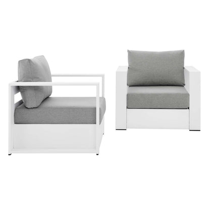 Tahoe Outdoor Patio Powder-Coated Aluminum 2-Piece Armchair Set By Modway - EEI-5751 | Outdoor Chairs | Modishstore - 28