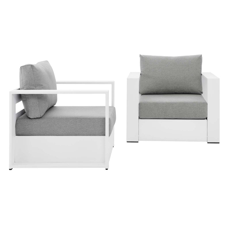 Tahoe Outdoor Patio Powder-Coated Aluminum 2-Piece Armchair Set By Modway - EEI-5751 | Outdoor Chairs | Modishstore - 28