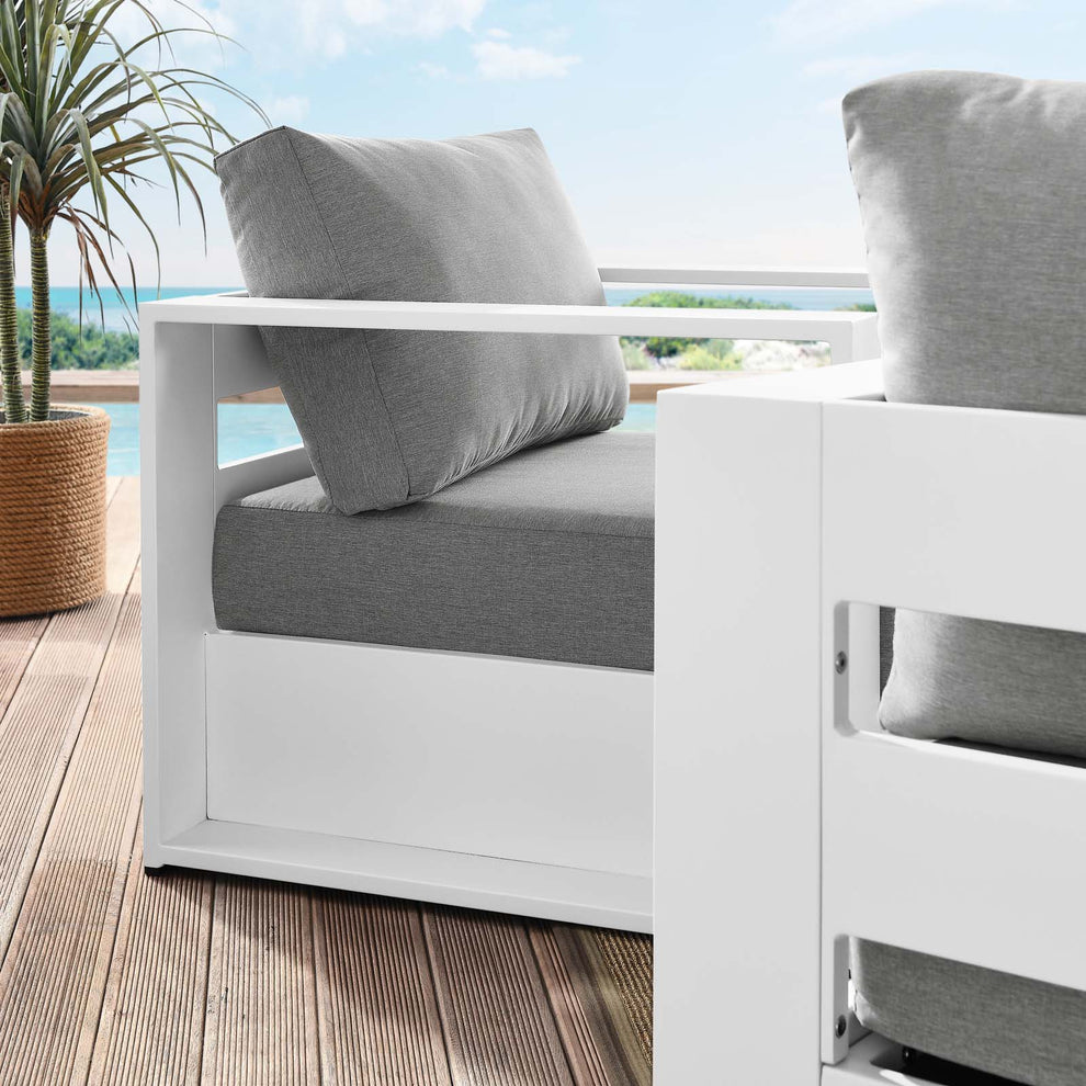 Tahoe Outdoor Patio Powder-Coated Aluminum 2-Piece Armchair Set By Modway - EEI-5751 | Outdoor Chairs | Modishstore - 32