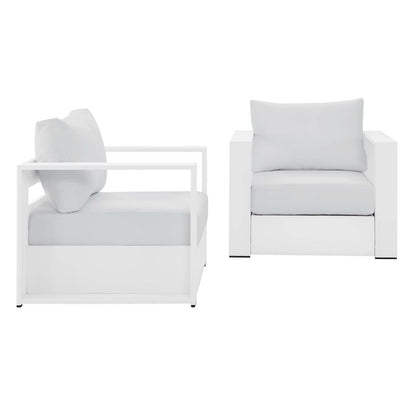 Tahoe Outdoor Patio Powder-Coated Aluminum 2-Piece Armchair Set By Modway - EEI-5751 | Outdoor Chairs | Modishstore - 35