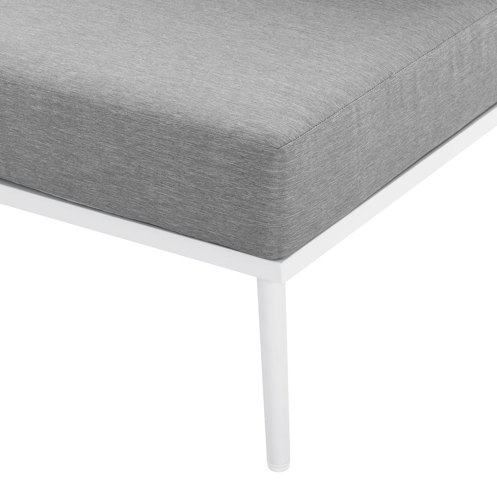 Stance Outdoor Patio Aluminum Outdoor Patio Aluminum Large Sectional Sofa By Modway - EEI-5753 | Outdoor Sofas, Loveseats & Sectionals | Modishstore - 3