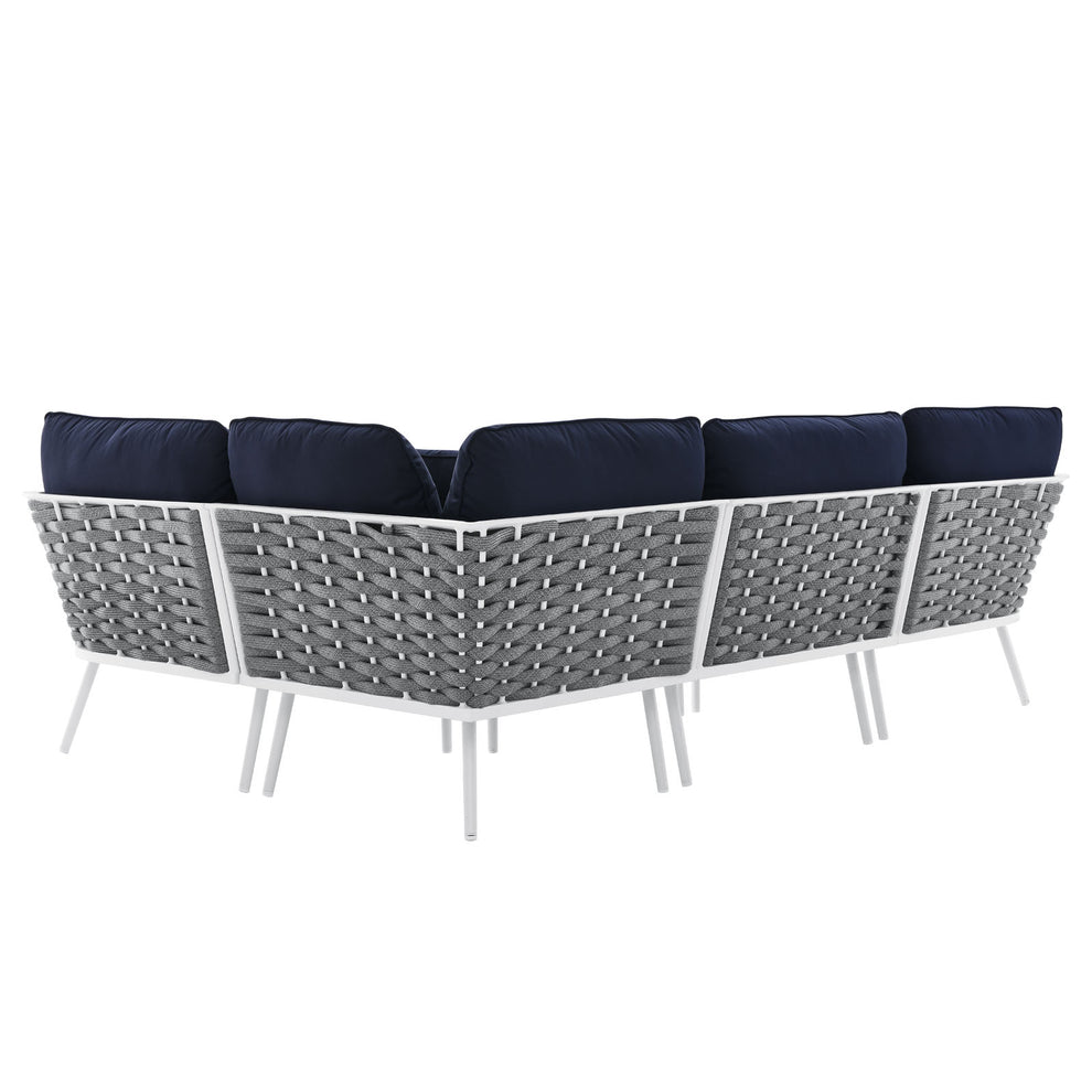 Stance Outdoor Patio Aluminum Outdoor Patio Aluminum Large Sectional Sofa By Modway - EEI-5753 | Outdoor Sofas, Loveseats & Sectionals | Modishstore - 18