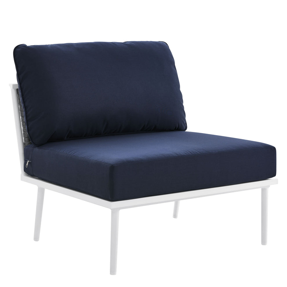 Stance Outdoor Patio Aluminum Outdoor Patio Aluminum Large Sectional Sofa By Modway - EEI-5753 | Outdoor Sofas, Loveseats & Sectionals | Modishstore - 27