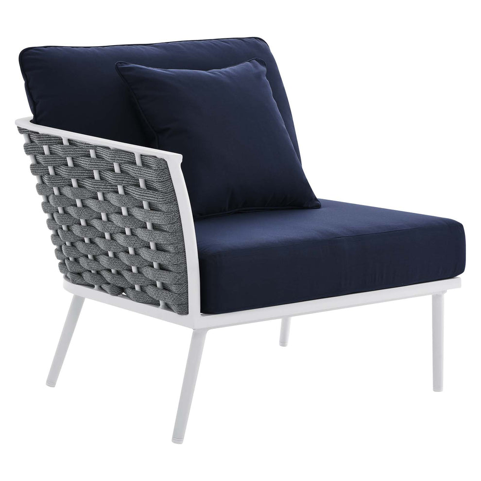 Stance 8 Piece Outdoor Patio Aluminum Outdoor Patio Aluminum Sectional Sofa Set By Modway - EEI-5757 | Outdoor Sofas, Loveseats & Sectionals | Modishstore - 23