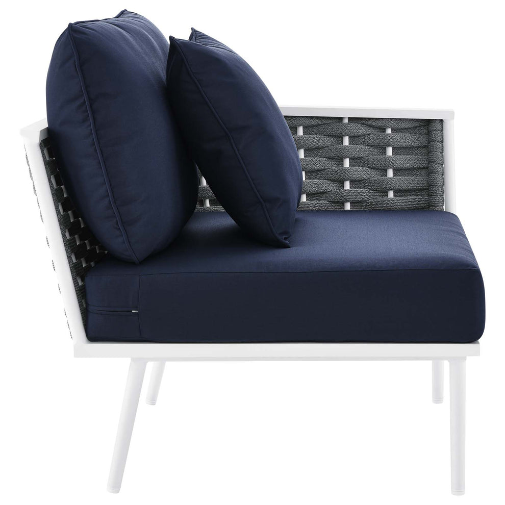Stance 8 Piece Outdoor Patio Aluminum Outdoor Patio Aluminum Sectional Sofa Set By Modway - EEI-5757 | Outdoor Sofas, Loveseats & Sectionals | Modishstore - 25