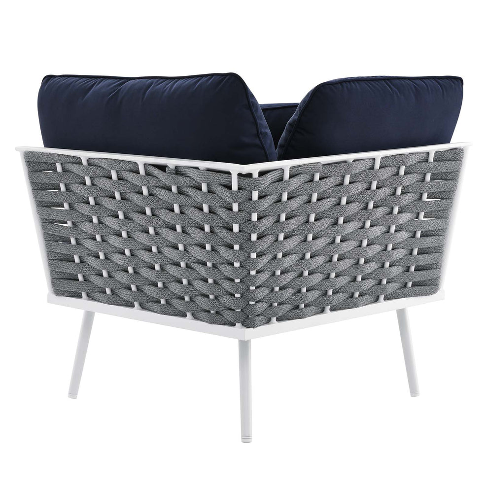 Stance 8 Piece Outdoor Patio Aluminum Outdoor Patio Aluminum Sectional Sofa Set By Modway - EEI-5757 | Outdoor Sofas, Loveseats & Sectionals | Modishstore - 27
