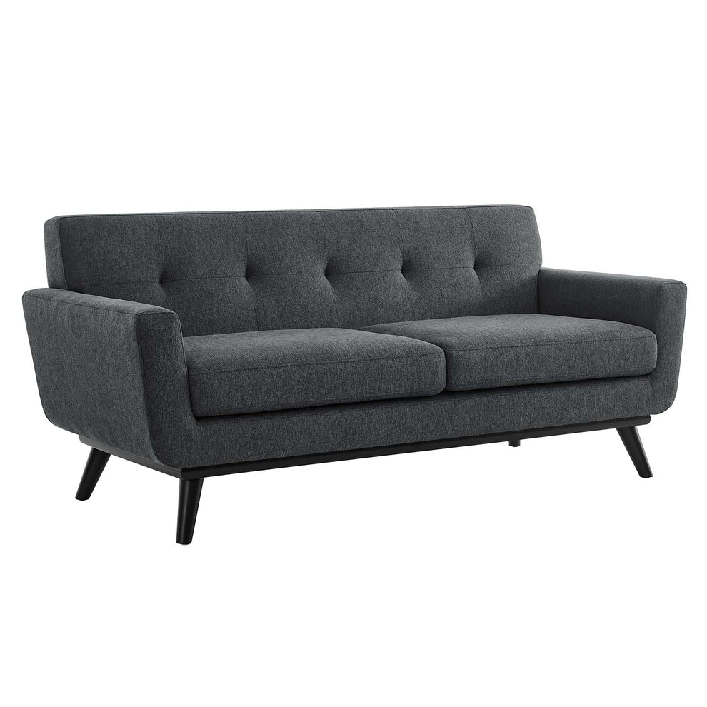 Engage Herringbone Fabric Loveseat By Modway - EEI-5759 | Loveseats | Modishstore - 2