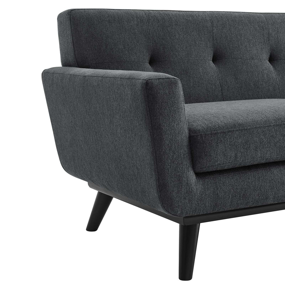 Engage Herringbone Fabric Loveseat By Modway - EEI-5759 | Loveseats | Modishstore - 5