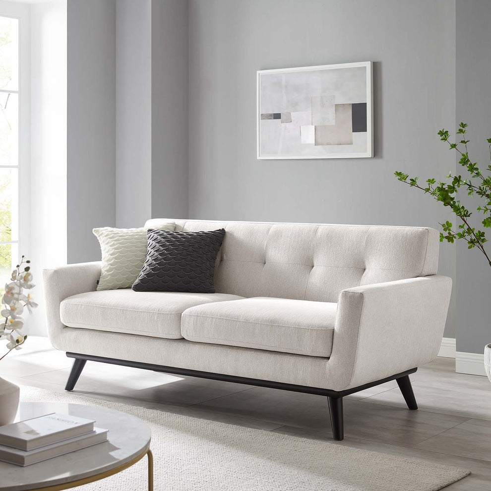 Engage Herringbone Fabric Loveseat By Modway - EEI-5759 | Loveseats | Modishstore - 9