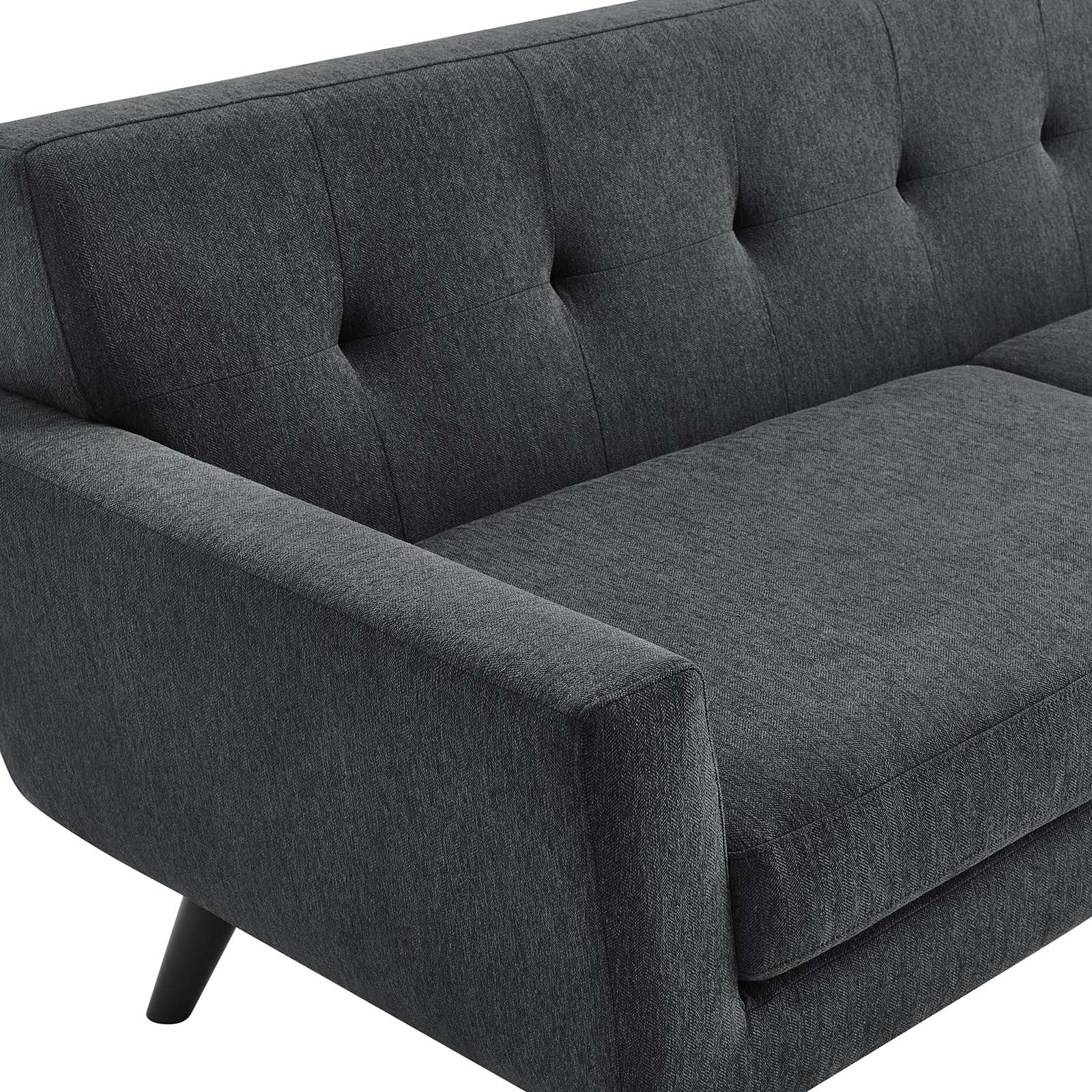 Engage Herringbone Fabric Sofa By Modway - EEI-5760-BEI | Sofas |  Modishstore - 12