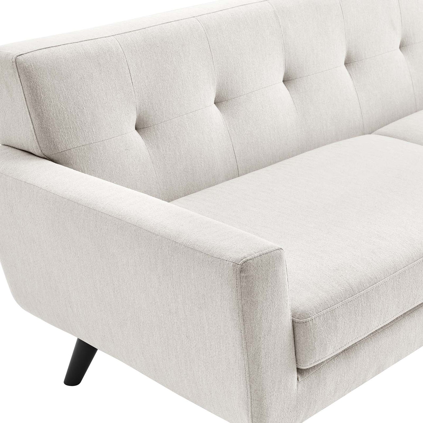 Engage Herringbone Fabric Sofa By Modway - EEI-5760-BEI | Sofas |  Modishstore - 20
