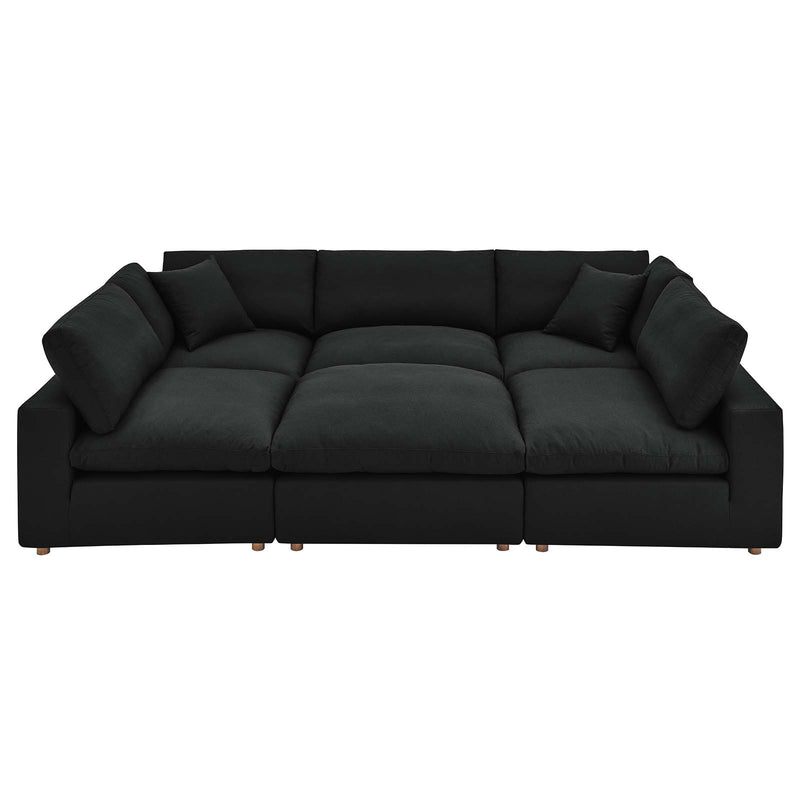 Commix Down Filled Overstuffed 6-Piece Sectional Sofa By Modway - EEI-5761-AZU | Sofas |  Modishstore - 15