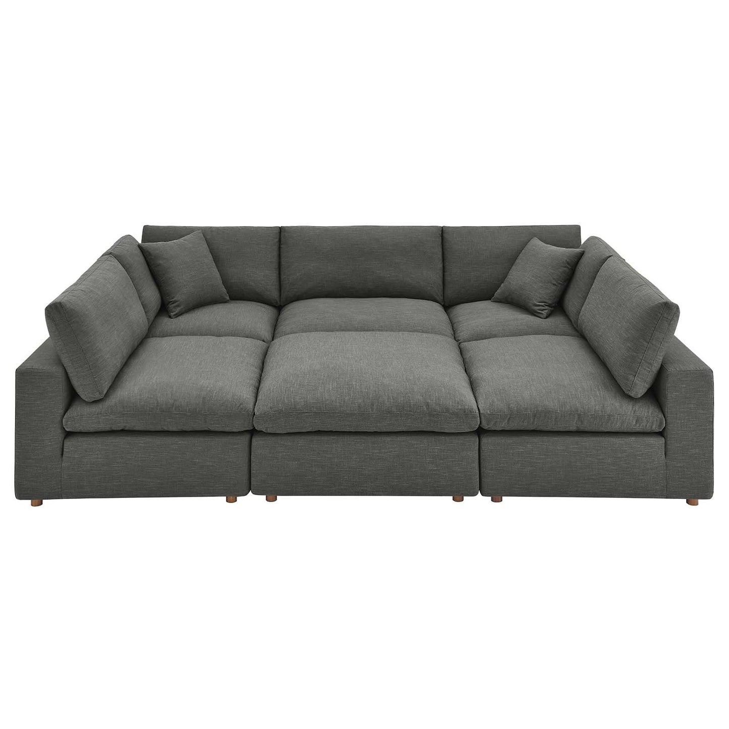 Commix Down Filled Overstuffed 6-Piece Sectional Sofa By Modway - EEI-5761-AZU | Sofas |  Modishstore - 29