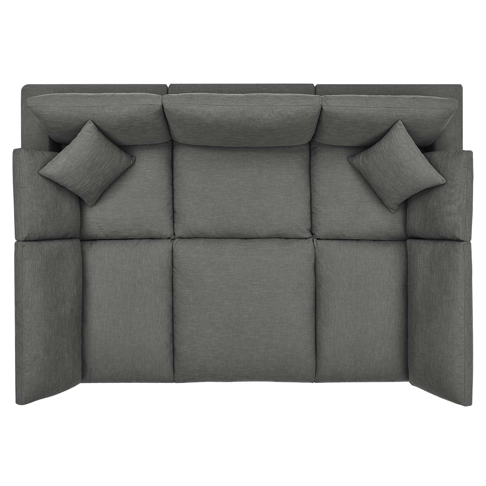 Commix Down Filled Overstuffed 6-Piece Sectional Sofa By Modway - EEI-5761-AZU | Sofas |  Modishstore - 30
