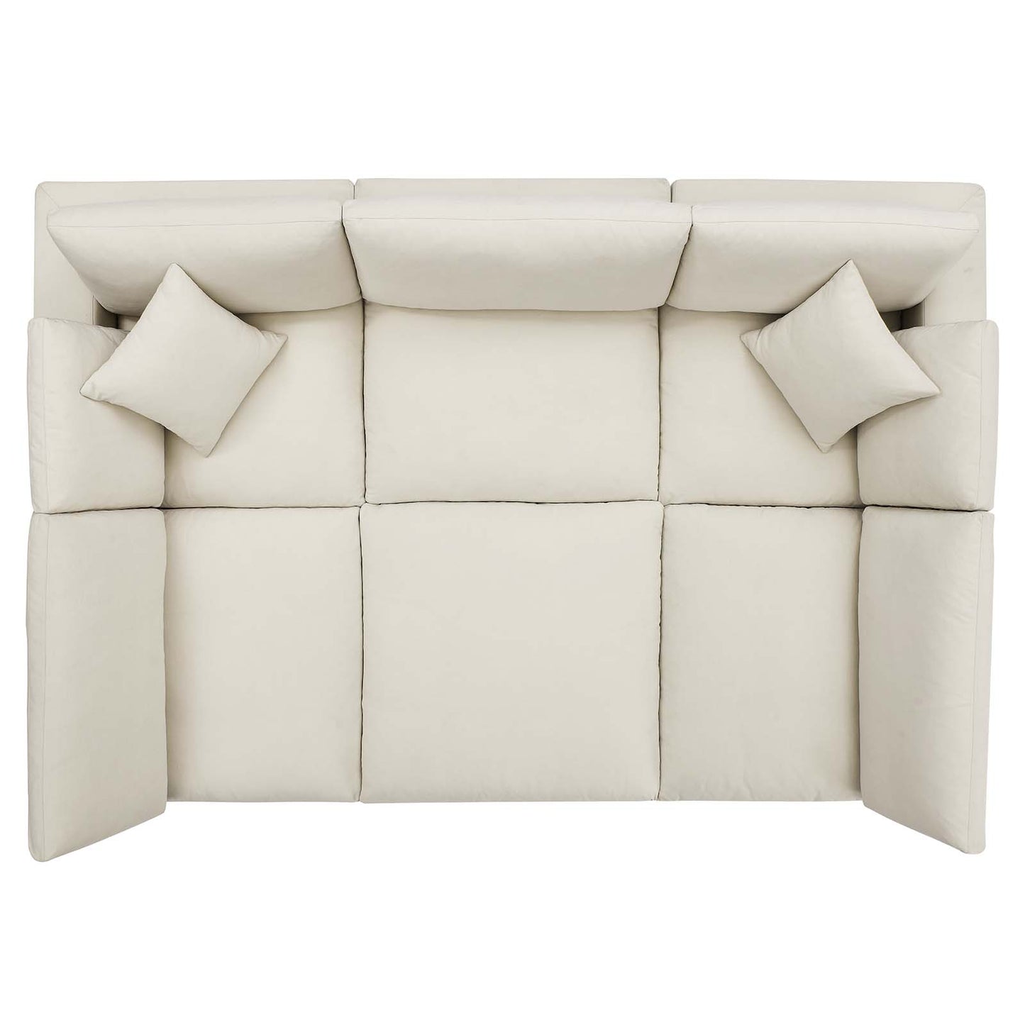 Commix Down Filled Overstuffed 6-Piece Sectional Sofa By Modway - EEI-5761-AZU | Sofas |  Modishstore - 44