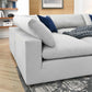 Commix Down Filled Overstuffed 6-Piece Sectional Sofa By Modway - EEI-5761-AZU | Sofas |  Modishstore - 59