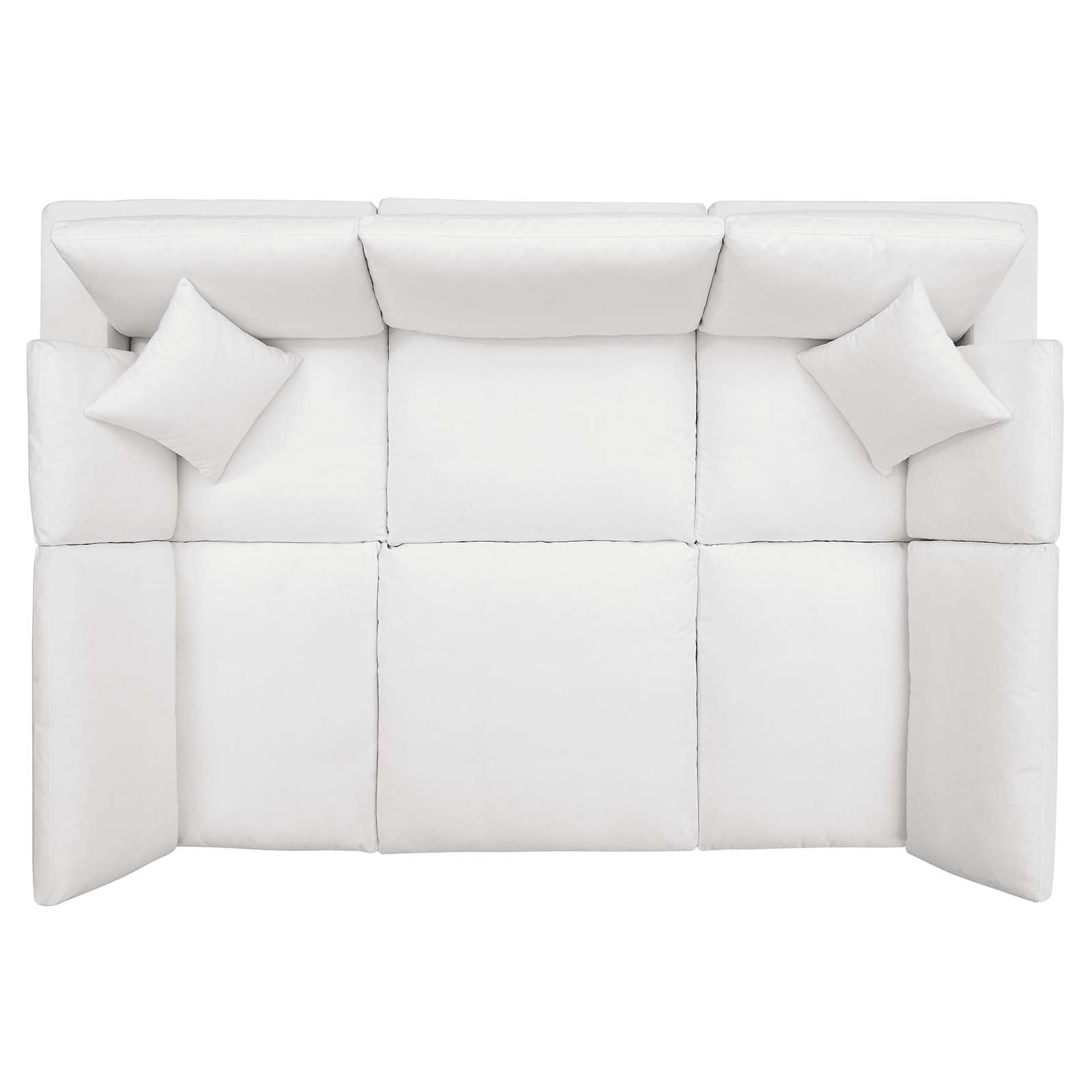 Commix Down Filled Overstuffed 6-Piece Sectional Sofa By Modway - EEI-5761-AZU | Sofas |  Modishstore - 72