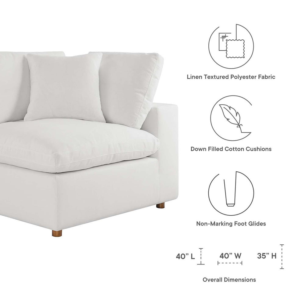 Commix Down Filled Overstuffed 6-Piece Sectional Sofa By Modway - EEI-5761 | Sectional | Modishstore - 74