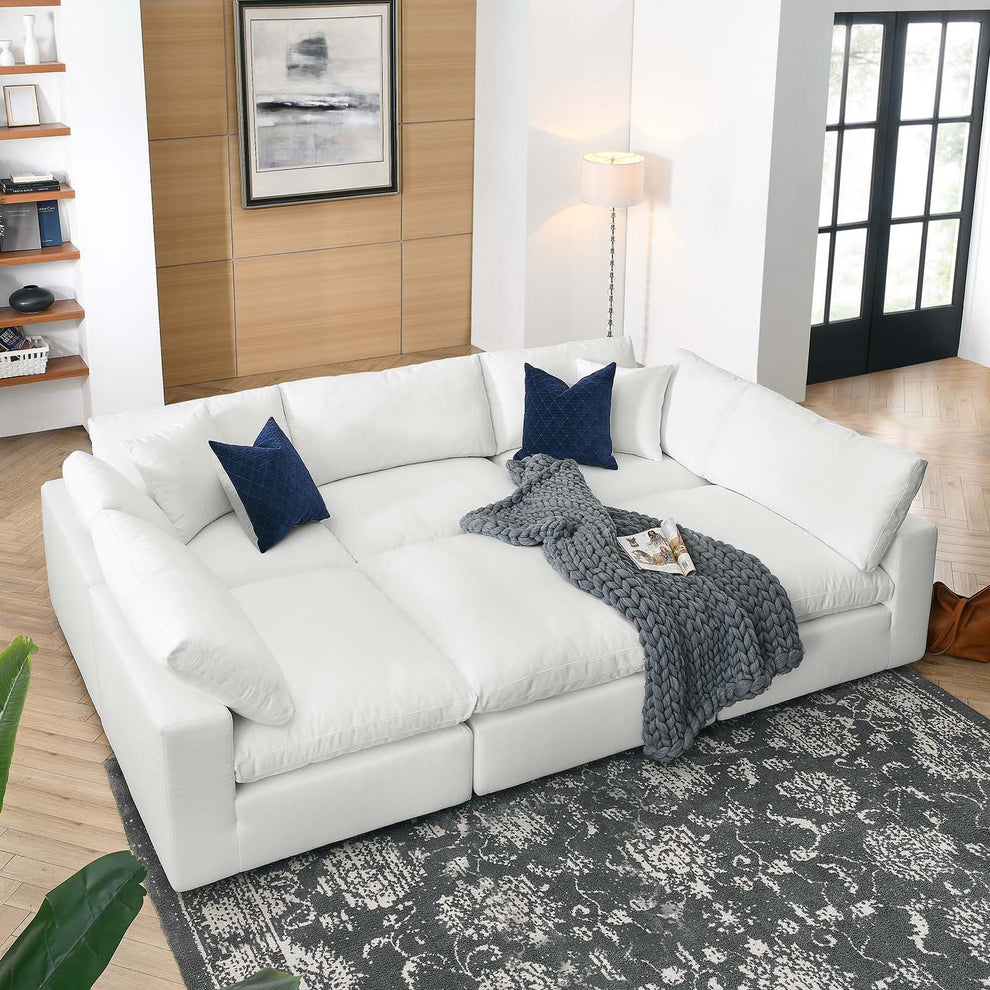 Commix Down Filled Overstuffed 6-Piece Sectional Sofa By Modway - EEI-5761 | Sectional | Modishstore - 77
