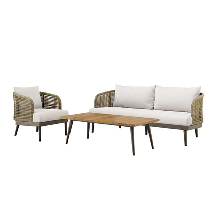 Meadow 3-Piece Outdoor Patio Set By Modway - EEI-5762 | Outdoor Sofas, Loveseats & Sectionals | Modishstore - 10