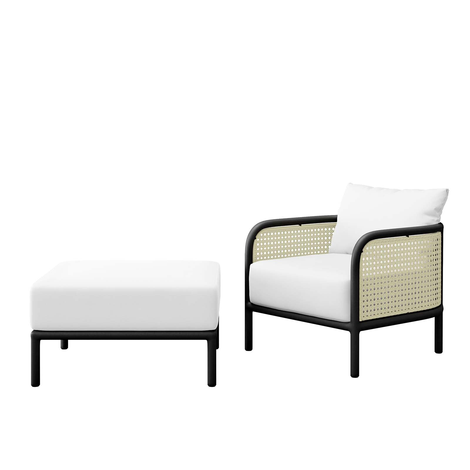 Hanalei 2-Piece Outdoor Patio Furniture Set By Modway - EEI-5763 | Outdoor Sofas, Loveseats & Sectionals | Modishstore - 1