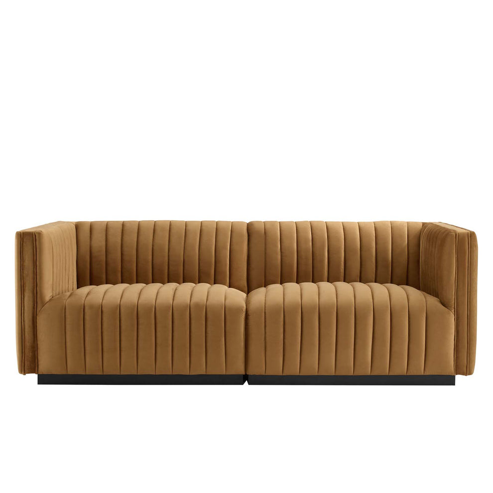 Conjure Channel Tufted Performance Velvet Loveseat By Modway - EEI-5764 | Loveseats | Modishstore - 4