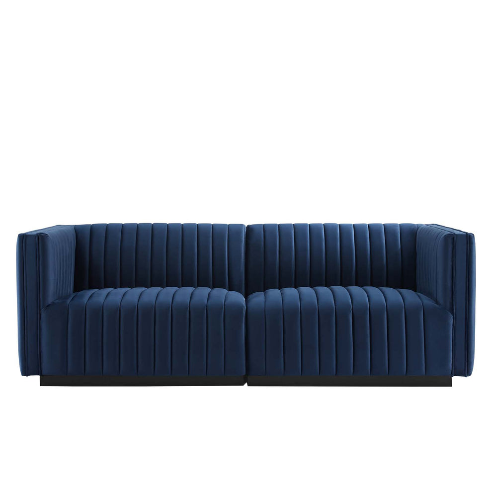 Conjure Channel Tufted Performance Velvet Loveseat By Modway - EEI-5764 | Loveseats | Modishstore - 34