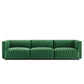 Conjure Channel Tufted Performance Velvet Sofa By Modway - EEI-5765 | Sofas | Modishstore - 20