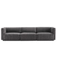 Conjure Channel Tufted Performance Velvet Sofa By Modway - EEI-5765 | Sofas | Modishstore - 33