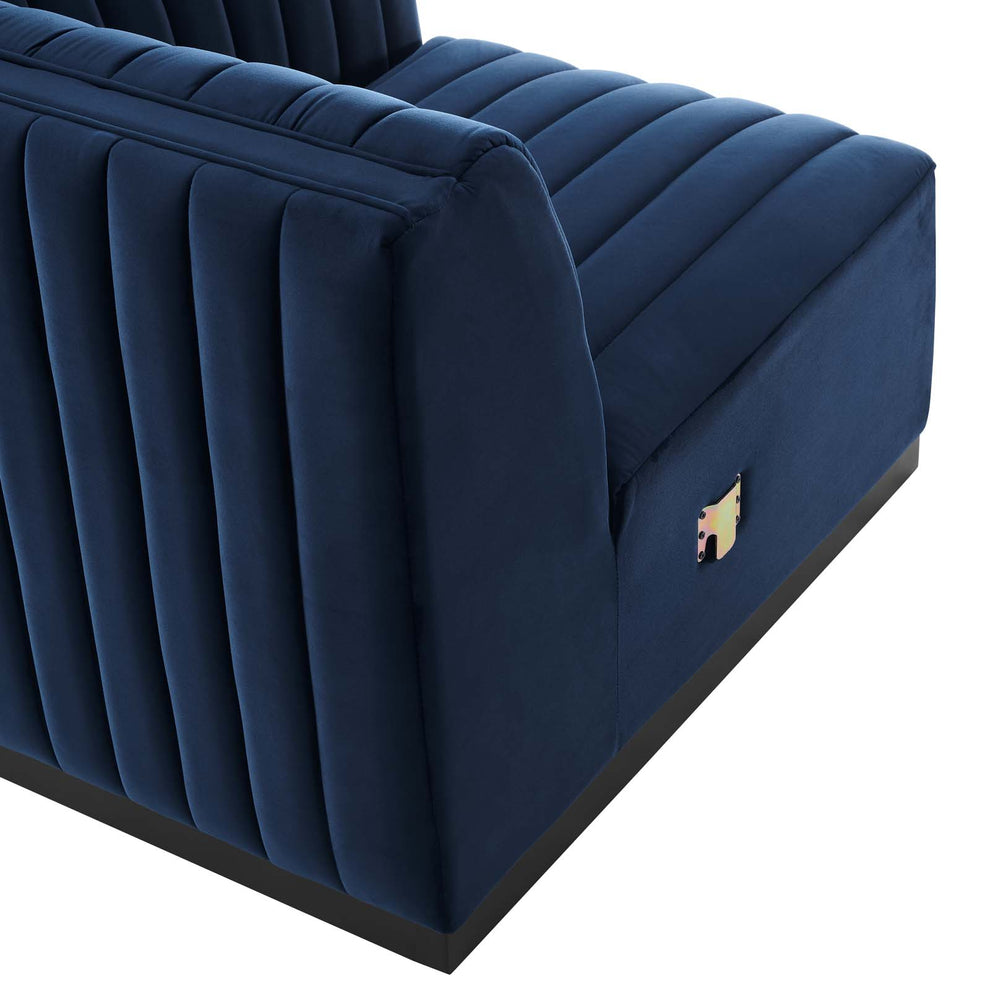 Conjure Channel Tufted Performance Velvet Sofa By Modway - EEI-5765 | Sofas | Modishstore - 42