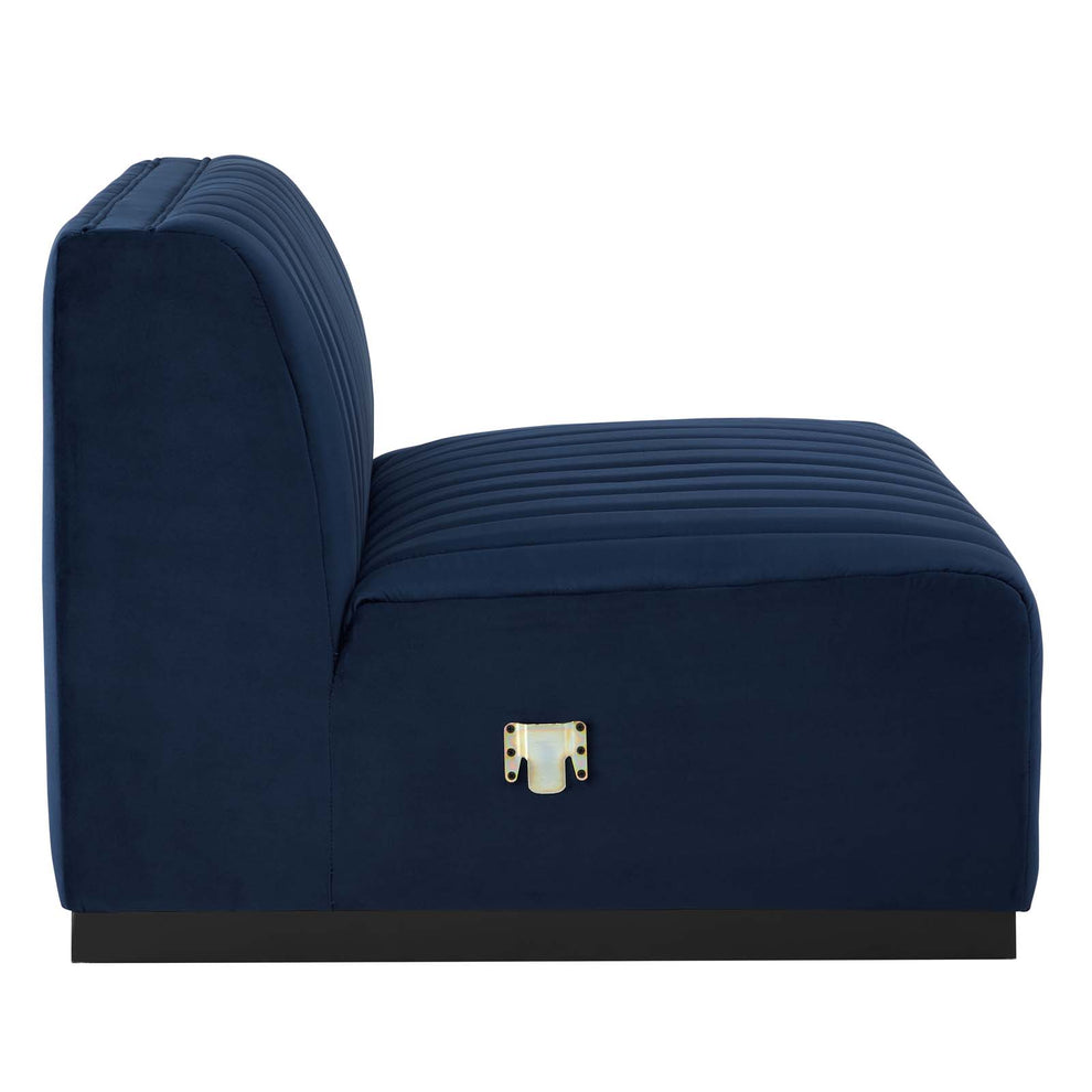 Conjure Channel Tufted Performance Velvet Sofa By Modway - EEI-5765 | Sofas | Modishstore - 51