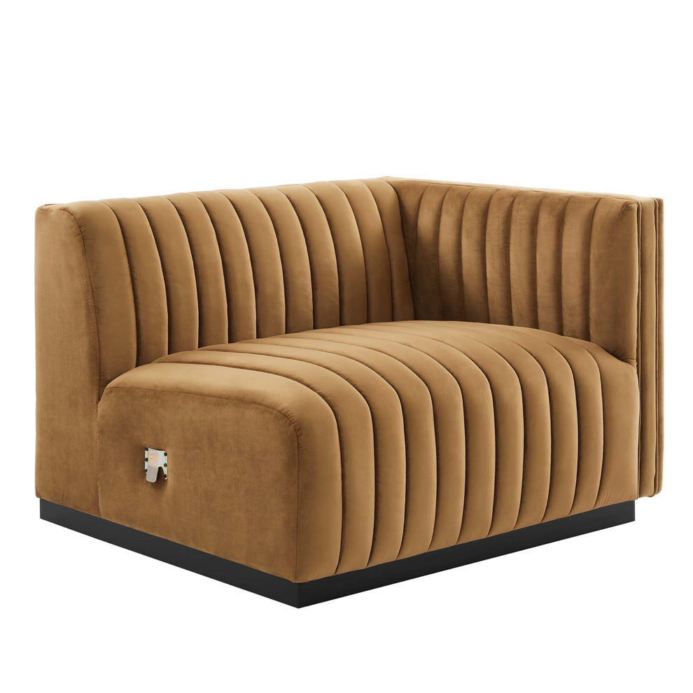 Conjure Channel Tufted Performance Velvet 4-Piece Sofa By Modway - EEI-5767 | Sofa Set | Modishstore - 3