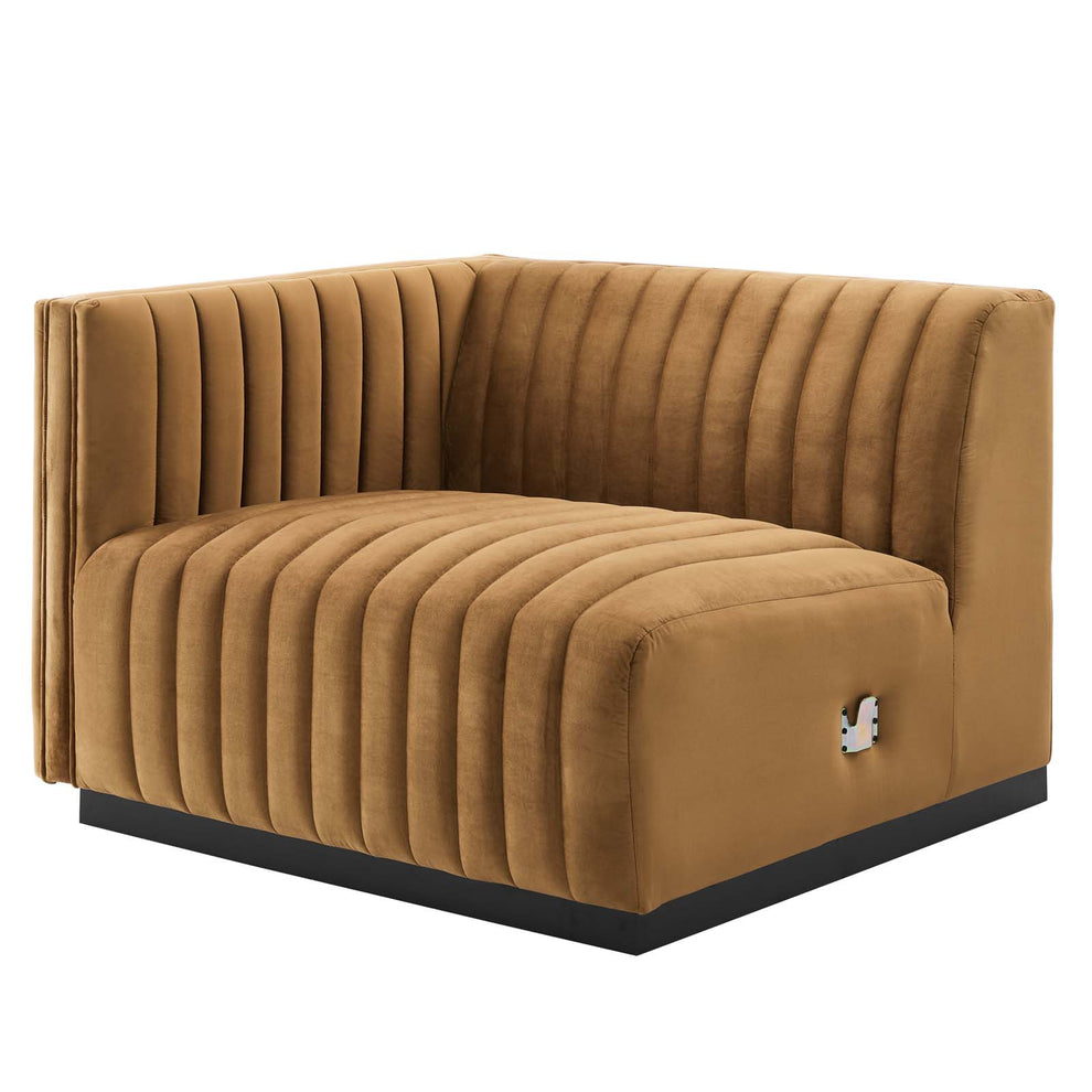 Conjure Channel Tufted Performance Velvet 4-Piece Sofa By Modway - EEI-5767 | Sofa Set | Modishstore - 8