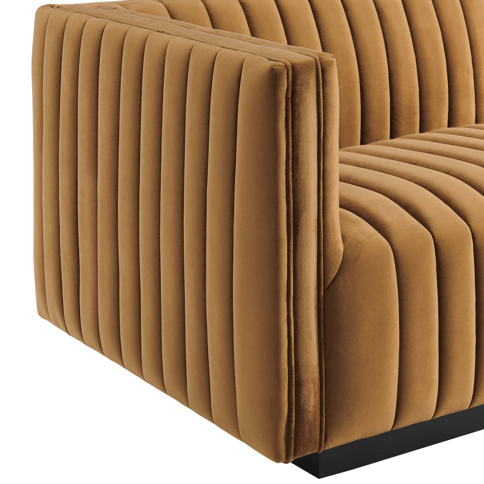 Conjure Channel Tufted Performance Velvet 4-Piece Sofa By Modway - EEI-5767 | Sofa Set | Modishstore - 10
