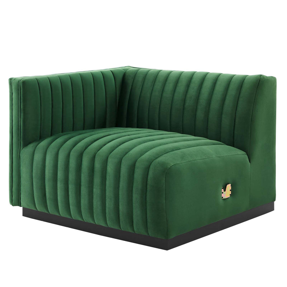 Conjure Channel Tufted Performance Velvet 4-Piece Sofa By Modway - EEI-5767 | Sofa Set | Modishstore - 21