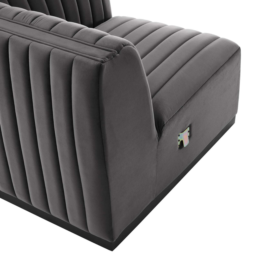 Conjure Channel Tufted Performance Velvet 4-Piece Sofa By Modway - EEI-5767 | Sofa Set | Modishstore - 29