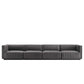 Conjure Channel Tufted Performance Velvet 4-Piece Sofa By Modway - EEI-5767 | Sofa Set | Modishstore - 33