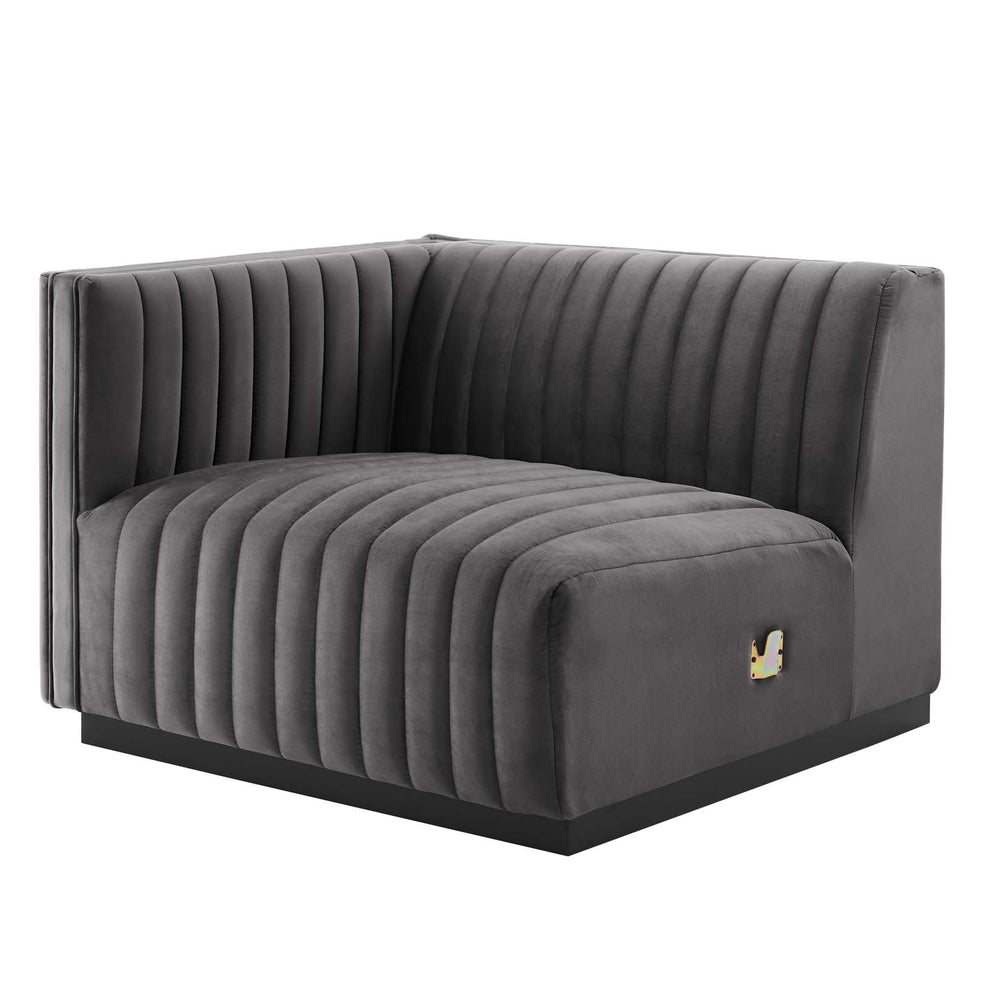 Conjure Channel Tufted Performance Velvet 4-Piece Sofa By Modway - EEI-5767 | Sofa Set | Modishstore - 34