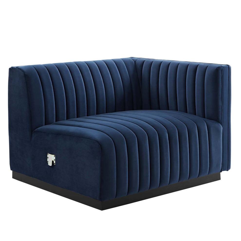 Conjure Channel Tufted Performance Velvet 4-Piece Sofa By Modway - EEI-5767 | Sofa Set | Modishstore - 41